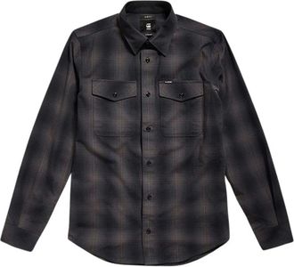 G-Star Hombre, Camisas, Negro, Talla: S