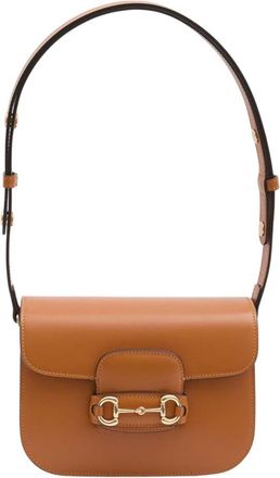 Gucci Brown Horsebit 1955 Small Shoulder Bag