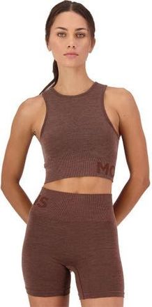 Mons Royale Solace Merino Seamless Tank Top - Womens in Henna at Nordstrom, Size X-Small