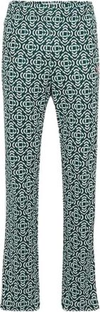 Casablanca Joggingbroeken met monogram - Dames - Slim Fit Broeken - Groen - S - Katoen - Broeken