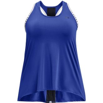 Under Armour Women Knockout Tank Top Blue 10 (S)