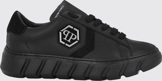 Philipp Plein Sneakers in pelle con Hexagon applicato