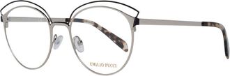 Emilio Pucci Black Metal Glasses Womens (Frames)