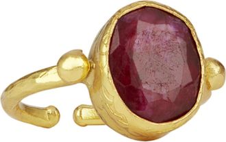 Ottoman Hands Siena Cocktail Ring in Ruby at Nordstrom