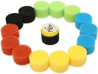 OEM Lucidatrice Per Auto, Disco Lucidante, 2 Pollici, 50 Mm, Anello Lucidante, Tampone Lucidante, Kit Di Attrezzi, Cera Lucidante Per Auto, Pulidora Auto,