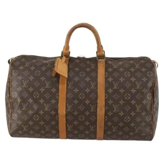 Louis Vuitton Vintage, unisex, Bruin, ONE Size, Pre-owned Weekendtas
