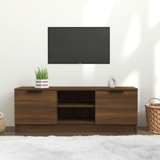 vidaXL Vidaxl - Mobile tv Marrone Rovere 102x35x36,5 cm in Legno Multistrato