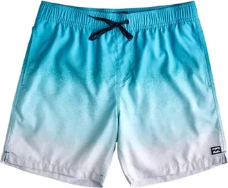 Billabong Mens All Day Fade Layback Boardies In Aqua