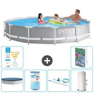 Intex Piscina Prism Frame Redonda - 366x76 Cm - 7-piezas S130