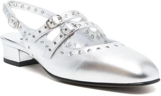 Carel Hohe Schuhe - Silver Low-Heeled Mary Jane 05 Shoes - f&uuml;r Damen