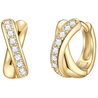 Rafaela Donata Womens Female Sterling Silver Earring - Gold - One Size