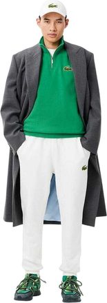 Lacoste Uniseks sweater met accent voor volwassenen (Groen)