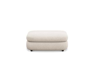 Castlery Fable Side Ottoman Customized, Cream, Spill Resistant, Ultra Deep Seats for Ottomans