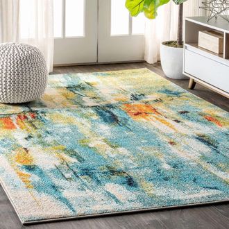 Jonathan Y Designs Contemporary POP Modern Abstract Waterfall Area Rug
