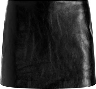Alice & Olivia Mace back-zipper skort - Black