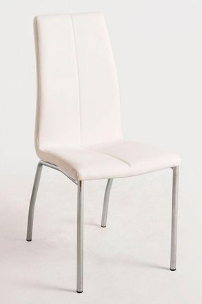 Regalos Miguel Sillas Comedor - Silla Humi Polipiel - Blanco