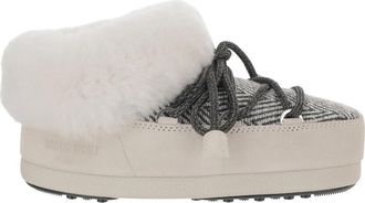 Moon Boot EVX Chalet - Dames - Winterlaarzen - Wit - 37 EU - Leer - Schoenen
