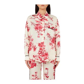 Liu Jo Shirts, female, Multicolor, Size: S Printed Satin Shirt