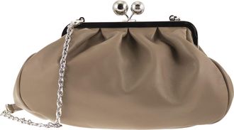 Max Mara Weekend Maxmara Cubico Mittelgro&szlig;e Spritzbeutel aus Nappaleder