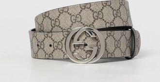 Gucci Cintura Gucci reversibile in pelle e tessuto GG Supreme