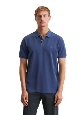 Marc O'Polo Poloshirt MARC OPOLO, Herren, Gr. XXL, blau (iris ink), Piqu&eacute;, Obermaterial: 100% Baumwolle, Shirts Poloshirt, aus Pique