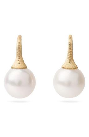 Marco Bicego 18K Yellow Gold Freshwater Pearl Drop Earrings at Nordstrom