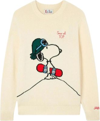 MC2 Saint Barth Bombardino Light Crewneck Knit - Heren - Truien - Beige - Maat: M Zijde