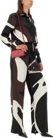 Kiton Hobo Bags - Compact Calfskin Shoulder Bag - Gr. unisize - in Rot - für Damen