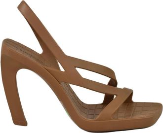 Bottega Veneta Schoenen - Dames - Sandalen met hakken - Bruin - 38 EU - Schoenen