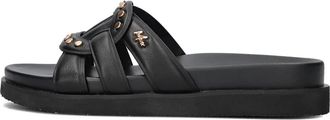 Mexx Romy Phoenix Slippers - Dames - Sandalen - Zwart - 37 EU - Leer - Schoenen