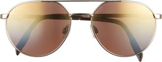 Maui Jim 55mm Core Aviator Polarized Sunglasses in Gold Gold Gold at Nordstrom Rack