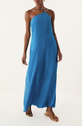Vix Tati Maxi Cover-Up Dress in Blue at Nordstrom, Size X-Small