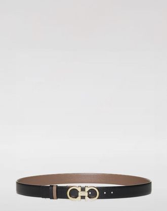 Ferragamo Cintura Gancini Ferragamo reversibile in pelle a grana