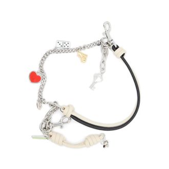 Marc Jacobs Keyrings, female, Multicolor, Size: ONE SIZE The Mini Icon Chain Bag Charm