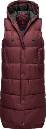 Marikoo Sayorii dames winterbodywarmer - lang, warm & met capuchon