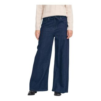 Ichi Pantalones anchos Ihberisel - Jeans - Mujer - Azul - W26 L32