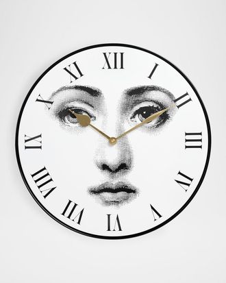 Fornasetti Tema e Variazioni No. 6 Wall Clock