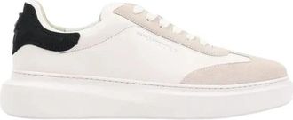 Karl Lagerfeld Kore Sneakers - Heren - Sneakers - Wit - 45 EU - Leer - Schoenen