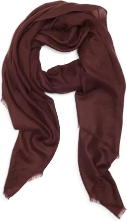 Vince Lightweight Cashmere Scarf in Cherrywood at Nordstrom