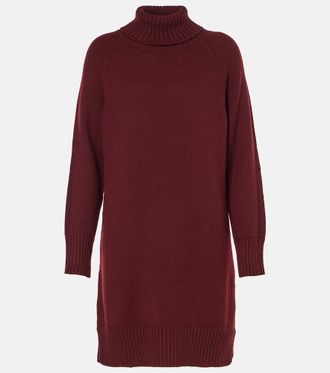 Max Mara Trudy virgin wool turtleneck minidress