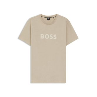BOSS Cotton jersey T-shirt with logo print
