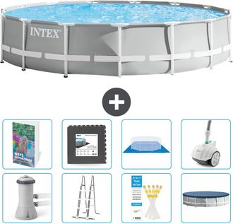 Intex Piscina Prism Frame Redonda - 457x107 Cm - 9-piezas S610