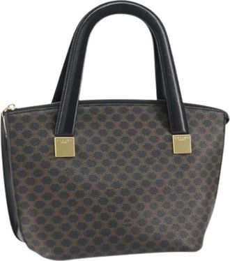 Celine Pre-owned Vintage PVC Handtas - Dames - Vintage Handtas - Zwart - ONE Size - Leer - Vintage