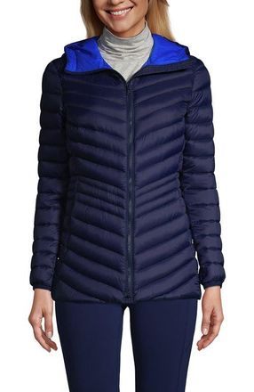 Lands End Ultralight Packable Down Jacket in Deep Sea Navy at Nordstrom, Size X-Small