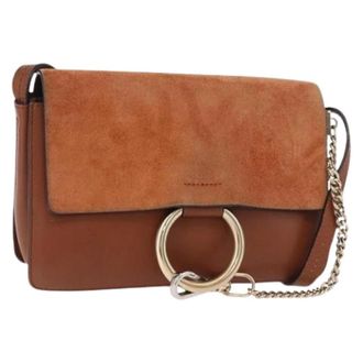 Chlo&eacute; Pre-owned Suede Shoulder Bag - Dames - Vintage Schoudertas - Bruin - ONE Size - Leer - Vintage