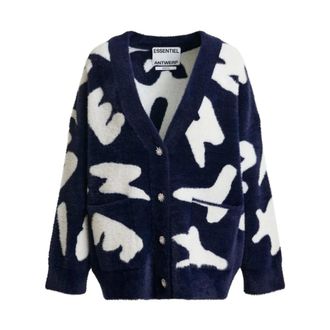 Essentiel Dames, Truien, Blauw, Maat: S