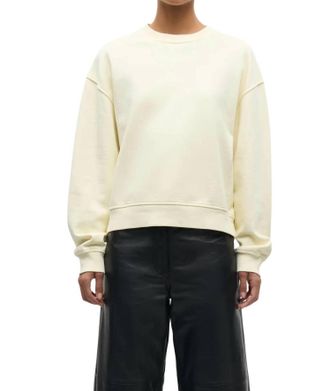 Sams&oslash;e & Sams&oslash;e Womens Van Sweatshirt In Ethereal Green