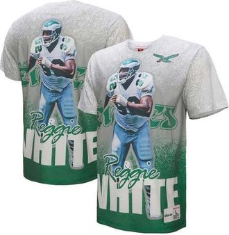 Mitchell & Ness Mens Mitchell & Ness Reggie White Gray Philadelphia Eagles Burst Retired Player T-Shirt at Nordstrom, Size Medium