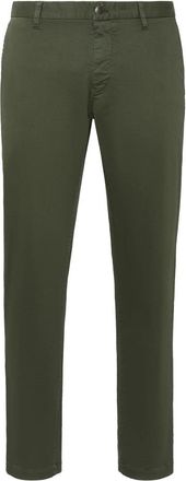 Philipp Plein Lange Getailleerde Broek - Heren - Chinos - Groen - XS - Leer - Broeken