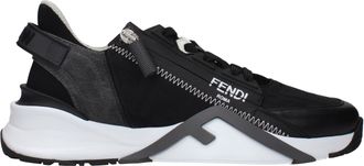 Fendi Sneakers Flow Uomo Tessuto Nero